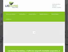 Tablet Screenshot of laspalmashousing.com